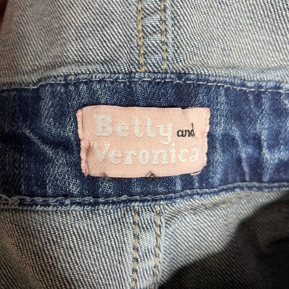 Rare Betty And Veronica By Rachel Antonoff Comic Strip Jean Overalls Size S - Picture 12 of 16